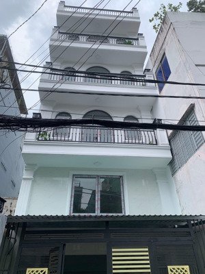 cho thuê toà nhà mới xây mặt tiền ký con, phú nhuận, 19 phòng ngủ, thang máy, pccc đầy đủ