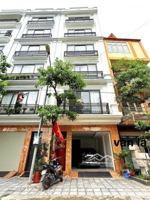 liền kề 6 tầng khu dv văn la - dt 50m / mt 5m - ô tô tránh 8m - nhà đẹp - kinh doanh .