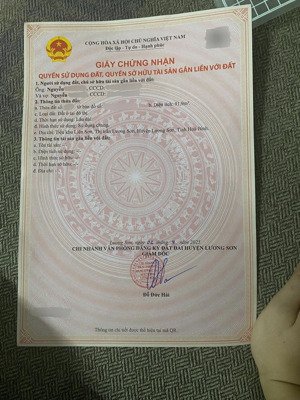 chú em cần bán nhanh lô đất tái định cư khu công nghiệp lương sơn giá cực tốt