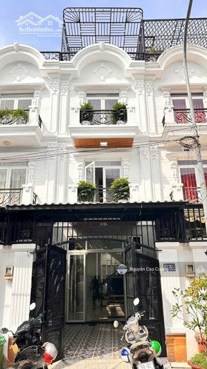 nhà phố 4x17m 1trệt 3 lầu đường 8m khu đồng bộ thạnh xuân 24 gần chợ minh phát