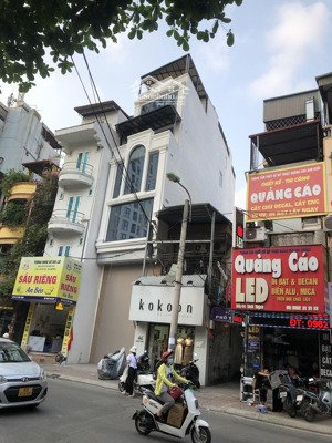 cho thuê nhà mặt phố thái thịnh 5 tầng + 1 hầm có pccc, thang máy