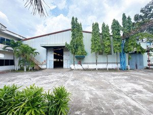 cho thuê kho hàng logistic 6.500m2 pháp lý đầy đủ. giá thuê chỉ 65k/m2 gần kcn amata và hố nai 3