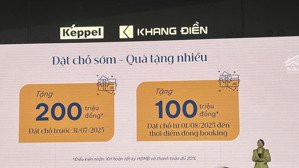 gladia khang điền-keppel land, booking tặng 200tr, ký hd nhanh nhận cashback. nhận nhà 2025.