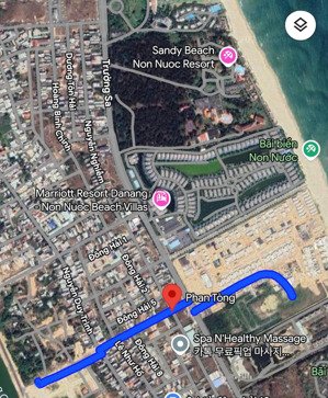 bán lô đất biển đường phan tòng 157m ngang 7m, trục thông trường sa gần bãi tắm