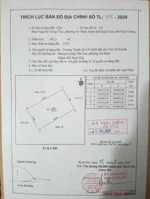 bán đất tại hẻm 38 thiên hộ dương, 2,9 tỷ, 501,5 m2, chỉ với giá ưu đãi