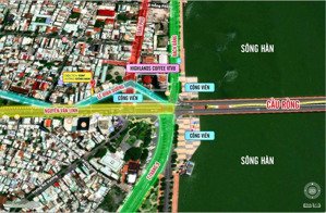 chính chủ bán đất mặt tiền lê đình dương - ngay cầu rồng đối diện công viên