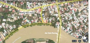 chủ kẹt tiền. bán đất thổ cư 2 mặt tiền view sông dt: 661m2 (có 140m2 thổ cư)ngang 23,7m dài 20,7m