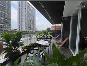 cần bán tầng sân vườn riverside residence pmh, q7, nhà mới 100% dt 180m2, 3pn lớn. lh 
