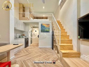 duplex tone màu tối giản - ngay thảo điền - full nội thất - máy giặt riêng - cửa sổ lớn