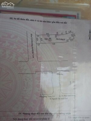 bán căn nhà trục chính hẻm 112,nguyễn thị minh khai, diện tích 71,1m2, giá bán 2,9 tỷ