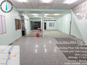 cho thuê mặt bằng đường phan văn đáng, phường 9, tp. vĩnh long