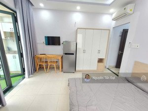 cho thuê phòng thang máy bình thạnh có ban công - phòng ngủ tách bếp - full nội thất máy giặt riêng