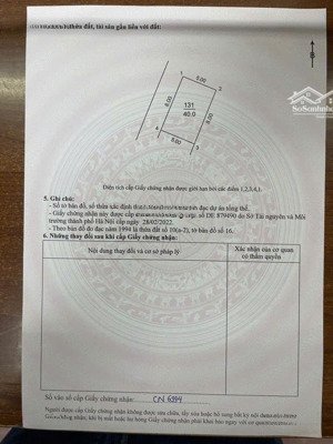 lô góc siêu đẹp (40 m2) tằng my, nam hồng