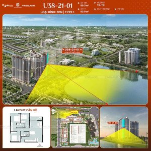 bán căn hộ 3pn view hồ 28ha đẹp nhất the lakeside - tầng trung cực phẩm! lh em tuyết: 