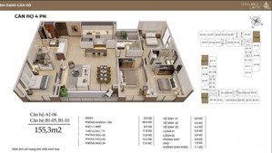 bán căn 4 ngủ duy nhất có tại long biên dự án taseco long biên
