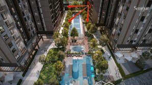 chính chủ bán 1pn tại toà s1 the senique hanoi, đợt đầu 3,5 tỷ trọn view bể bơi fijord 