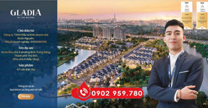 suất đặc biệt nội bộ nhà phố vườn gladia khang điền - đợt 1 siêu ưu đãi -compound 3 mặt sông quận 2