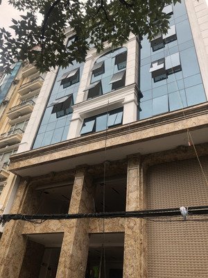 cho thuê tòa nhà mặt phố nguyễn thị định. dt: 235m2 * 8 tầng + 1 hầm. mt: 16m. thông sàn, nhà mới