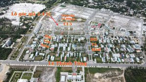 bán lô góc đường bùi tấn diên, 2,4 tỷ, dt 152,5 m2, nhiều tiện ích đẹp