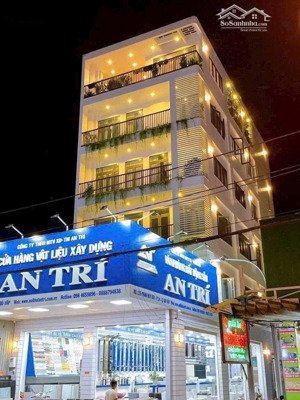 bán mặt tiền căn góc siêu đẹp phan huy ích (emart 2), dt 8x22m, nh, 6 tầng, thang máy, giá 37 tỷ tl