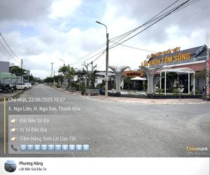 đất sổ đỏ khu đô thị hói đào - nga liên - nga sơn mà giá chỉ loanh quanh 1tỷ lh em năng: 