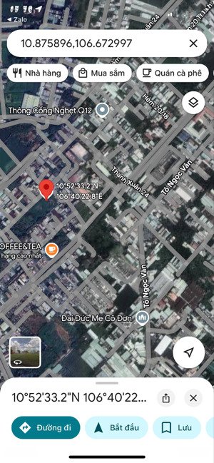 sang nhượng đất nền thạnh xuân 24, q 12. giá tốt
