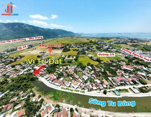 lô đất 4 mặt tiền đẹp nhất trung tâm tu bông, view sông, gần kđt sungroup - pk8 vân phong