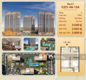 quỹ vip - căn 1n+ rẻ nhất masteri trinity square - ocean park 2