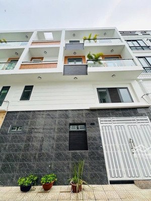 hẻm xe hơi nơ trang long, bình thạnh - gần bệnh viện ung bứu - nhà mới xây 4 tầng kiên cố - 4pn