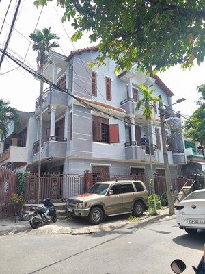 bán nhà 3 tầng siêu đẹp lô góc 2 mặt phố hoá sơn 3 - hoà cường nam- hải châu