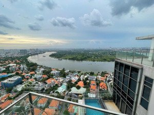 penthouse nassim thảo điền 500m2, 3 tầng, view sông trực diện, bán 77,5tỷ