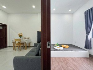căn hộ 1 phòng ngủ riêng 50m2 thang máy full nội thất giáp quận 10, tân bình
