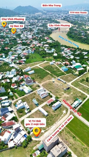 bán đất tại đường hương lộ 45, xã vĩnh phương, nha trang, giá 1,47 tỷ, diện t diện tích 94 m2, hot!
