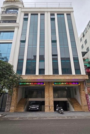 chính chủ cho thuê nhà tòa nhà mới tinh đủ pccc tại lạc long quân - tây hồ 130m x 7 tầng thông 85tr