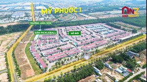bán gấp căn shophouse 85m2 full thổ cư, vị trí đẹp, sổ sẵn tại oasis bến cát, giá chỉ 1,75 tỷ