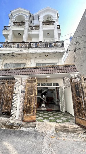 nhà đẹp 4 tầng - tô ngọc vân - 60m2 - 4 phòng ngủ - hẻm thông xe hơi