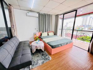 chdv quận 4 35m2 1pn riêng full nội thất có bancony, có máy giặt riêng