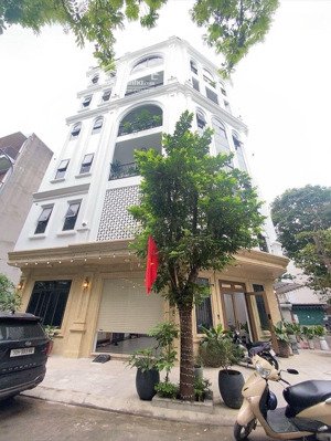 mặt tiền 16m - 7 tầng - lô góc - thang máy - siêu hiếm lô góc - full nội thất