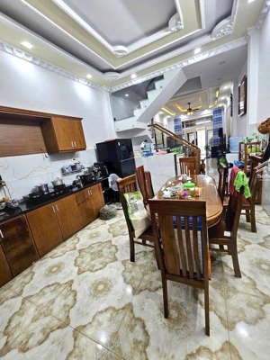 cực hiếm! nhà 4 tâng/4pn, hẻm xe hơi 75m2 gần cv làng hoa, lê văn thọ gò vấp 7.69 tỷ tl!