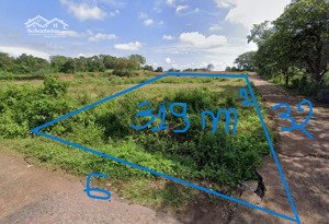 cần bán lô góc 38m mặt tiền nở hậu 319m2 tc shr ngay chợ thị xã bình long, dân đông chỉ 390 triệu