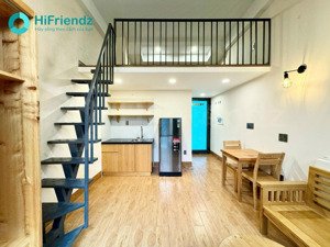 duplex gác ban công sân sau - full nội thất, siêu thoáng