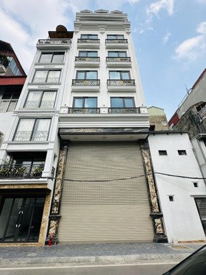 chính chủ cho thuê toa nhà văn phòng lê đức thọ, ô tô tránh, thông sàn, mới, 115m2 8t mt 7m 90tr/th