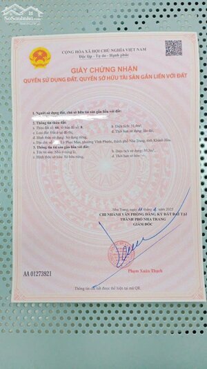 Bán Nhà 1 Trệt 1 Gác – Hẻm Lý Phục Man, Vĩnh Phước – Nhà Trang