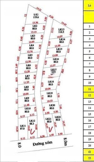 bán đất tại thuỷ xuân tiên, giá thỏa thuận, 87 m2, mặt tiền 6.12m, pháp lý đầy đủ