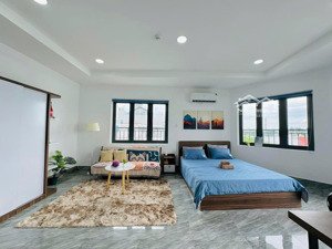 căn hộ full nội thất - ban công ngay quang trung - ngã 5 chuồng chó