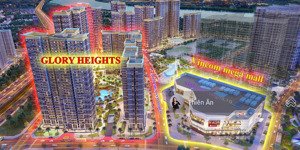 căn hộ góc 2pn+1 glory height view nội khu hồ bơi cực đẹp đối diện vincom và cv 36ha chỉ 4,224tỷ