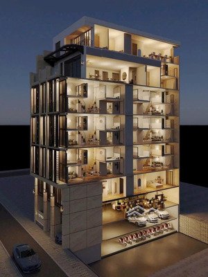 duy nhất lô đất mặt tiền dương quảng hàm 13x16m, xdm được hầm 7 lầu, giá 49 tỷ tl