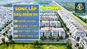 song lập đường thông sao biển 9 đối diện khu trường học - vinhomes ocean park 1 gia lâm