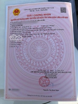 bán đất sơn đông cổ đông gấp dt 450m2 mt 17m giá bán nhỉnh 3 tỷ 