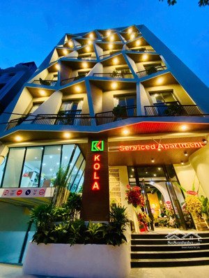 giảm 20 tỷ : chdv mặt tiền khu phố nhật giáp quận, dt: 9.5x44m, nhà 4 tầng , hđ thuê 160 triệu,